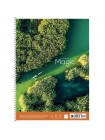 Коледж-блок А4+\80арк.спіраль, лінія, білий папір, 4шт\комплект, А4-080-6521L "Student" Школярик