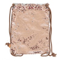 Сумка для взуття з пайєтками Yes "Gold Sequins" DB-11 39х30см (557657)