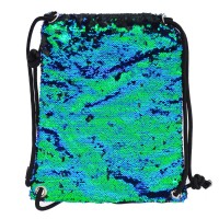 Сумка для взуття з пайєтками Yes "Green Sequins" DB-11 39х30см (557661)