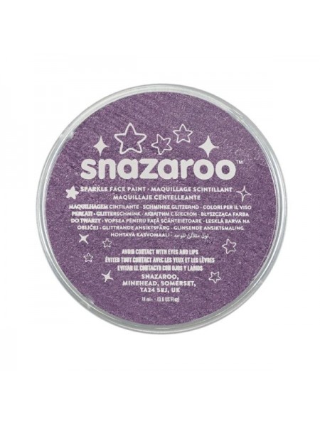 Фарба для гриму Snazaroo Sparkle 18 мл, фіолетовий (1118871)