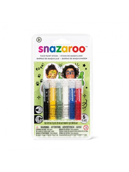 Набір олівців для гриму Snazaroo Unisex 6 кольорів (1160600)