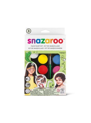 Набір фарб для гриму Snazaroo 8 кол по 2мл Unisex hanging paleitte kit (1180102)