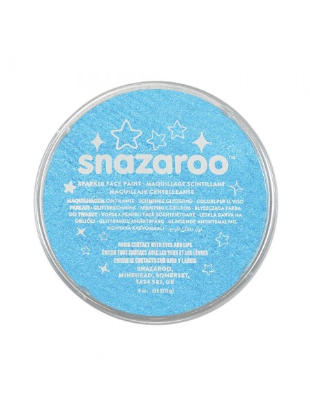 Фарба для гриму Snazaroo Sparkle 18 мл, бірюзовий (1118481)